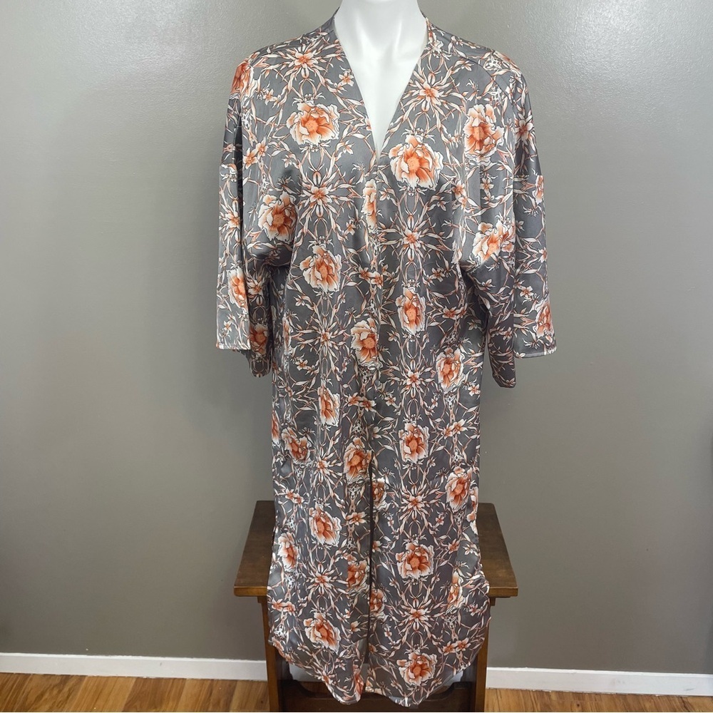 Jodifl Floral Kimono with Lace Embroidered Sleeves